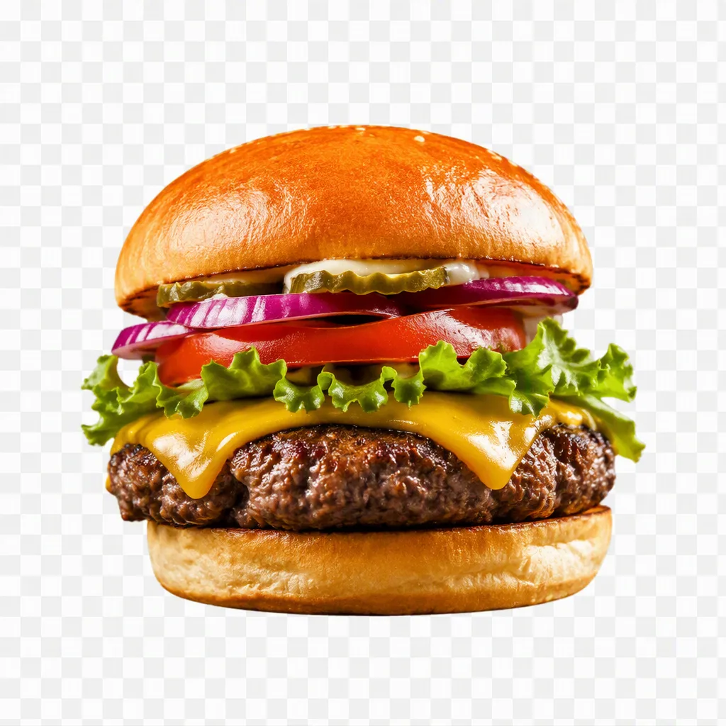 Food photo cutout example after AI background removal
