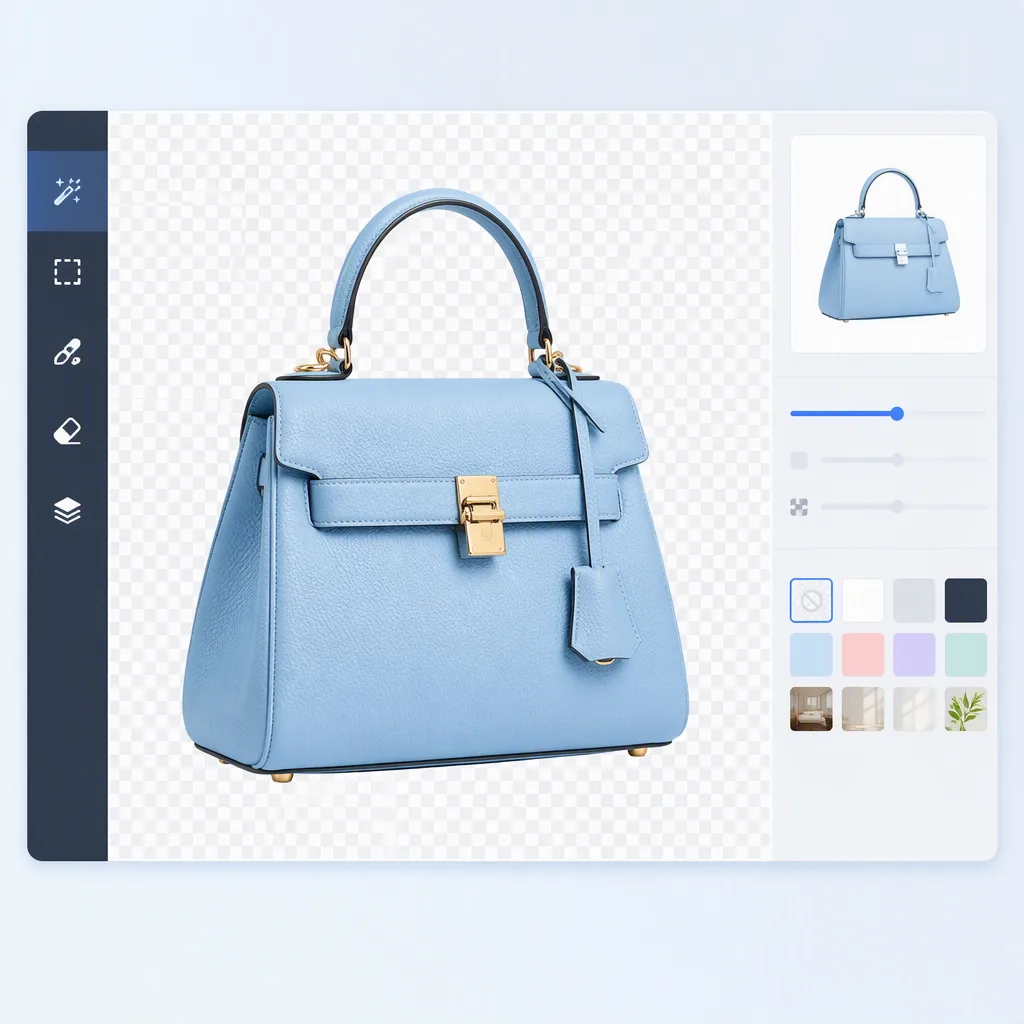 Product cutout example after AI background removal