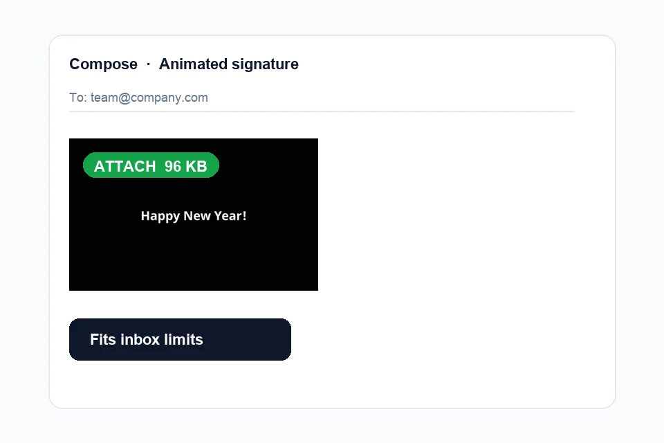 Compress GIF for email and documents