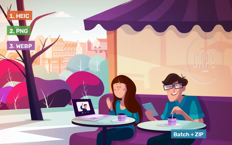 Batch conversion metaphor